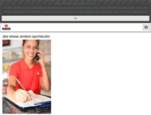 Tablet Screenshot of kuenzler-athletics.de